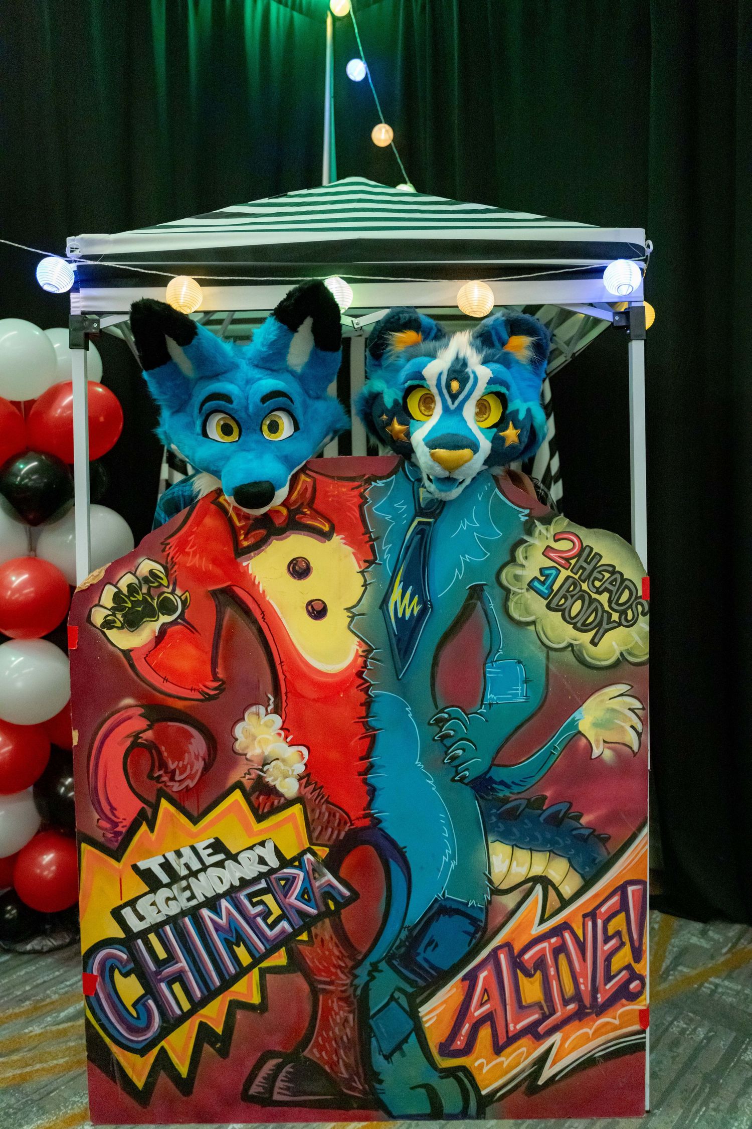 Colorful graffiti art panels featuring cartoon owls in vibrant blue and red tones with stylized text designs.