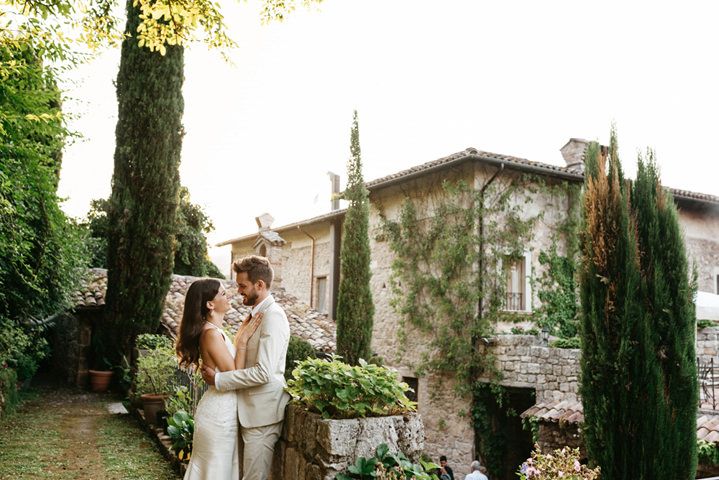 Golden light over the rolling hills of Le Marche, Italy — an exclusive setting for a refined destination wedding