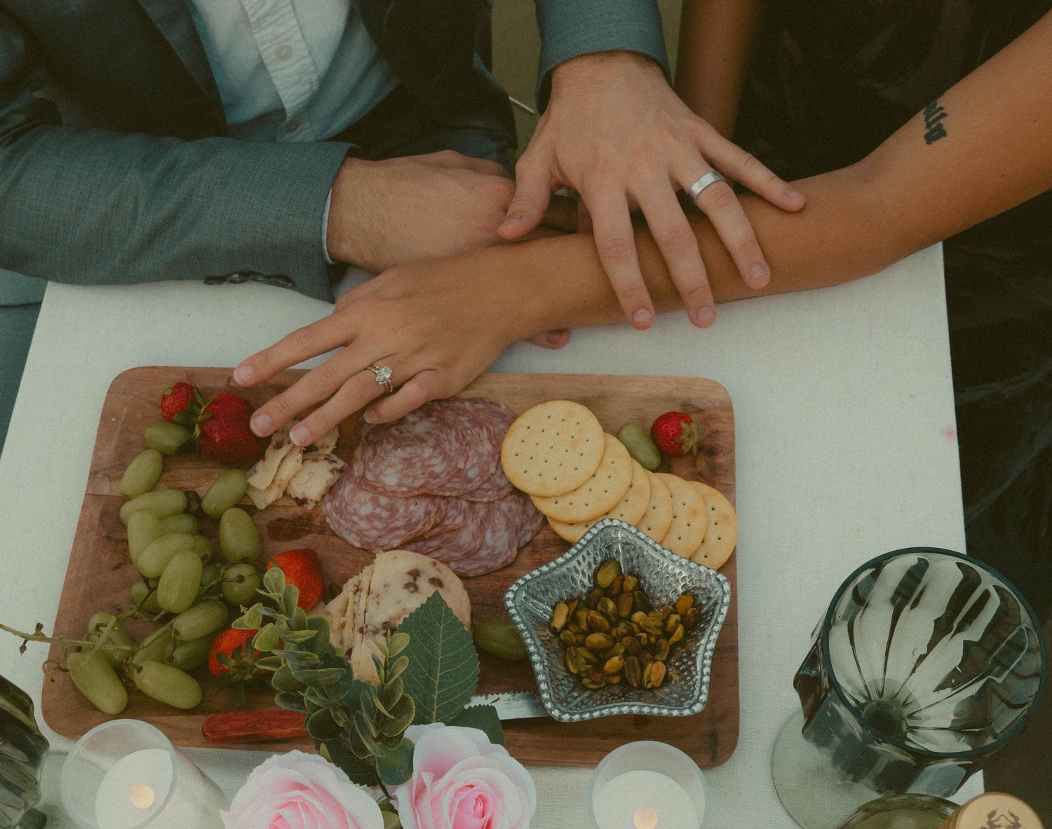 charcuterie board in the water near Tampa International Airport