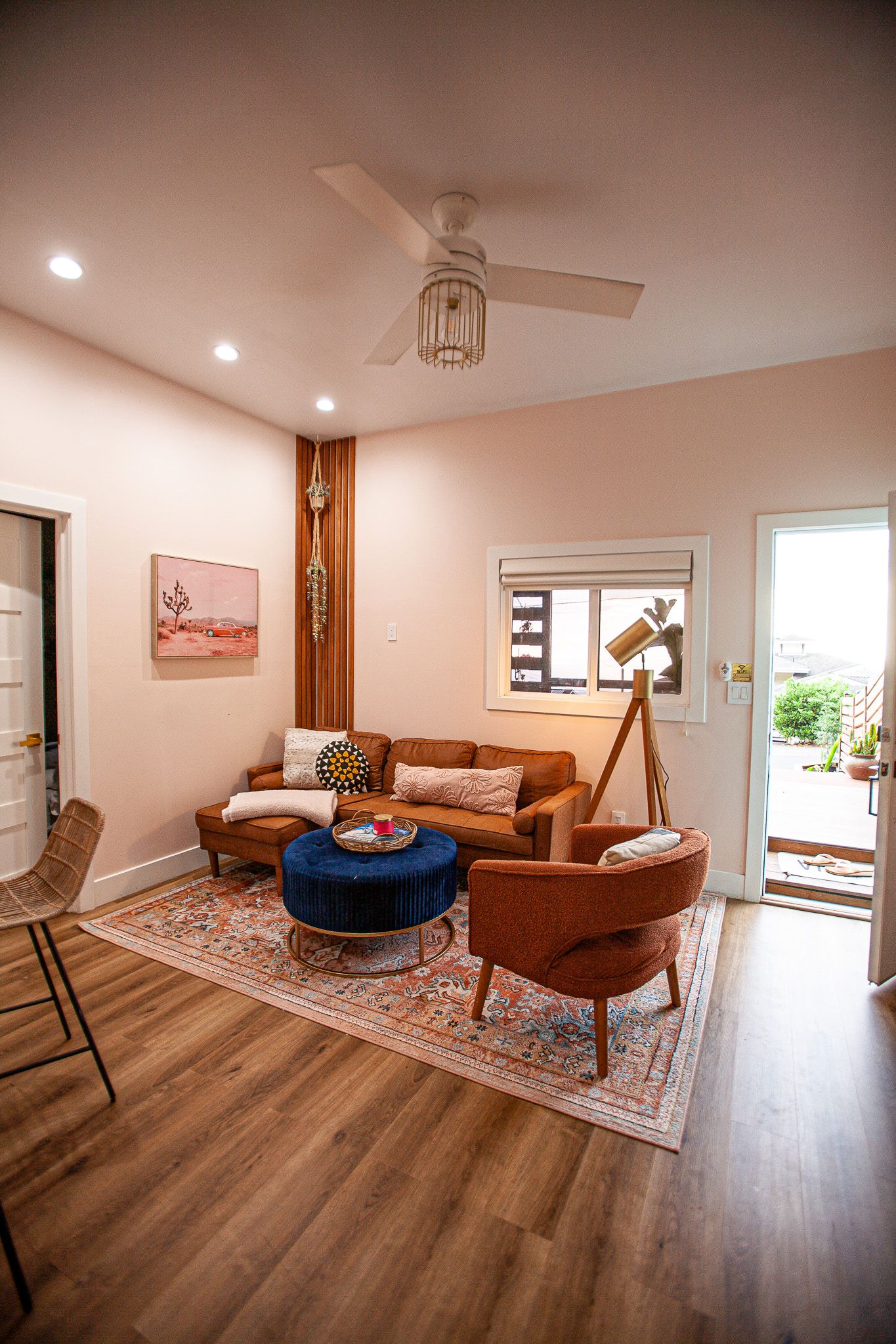 Interior staging detail of living space in Airbnb condo Kona Hawaii