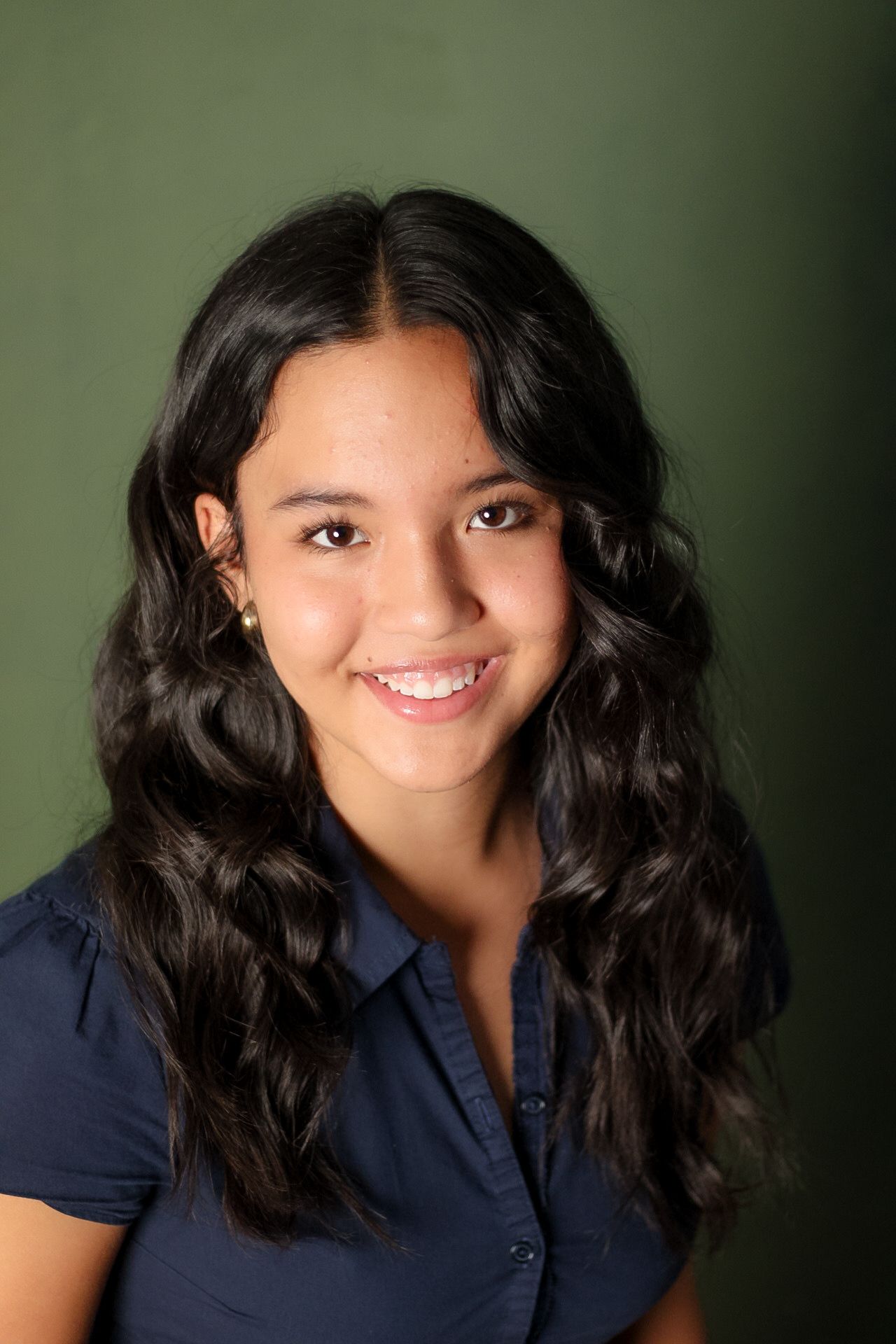 Daniella's headshots, taken in a studio in Sandy, UT. Daniella is using these headshots for her theater auditions.