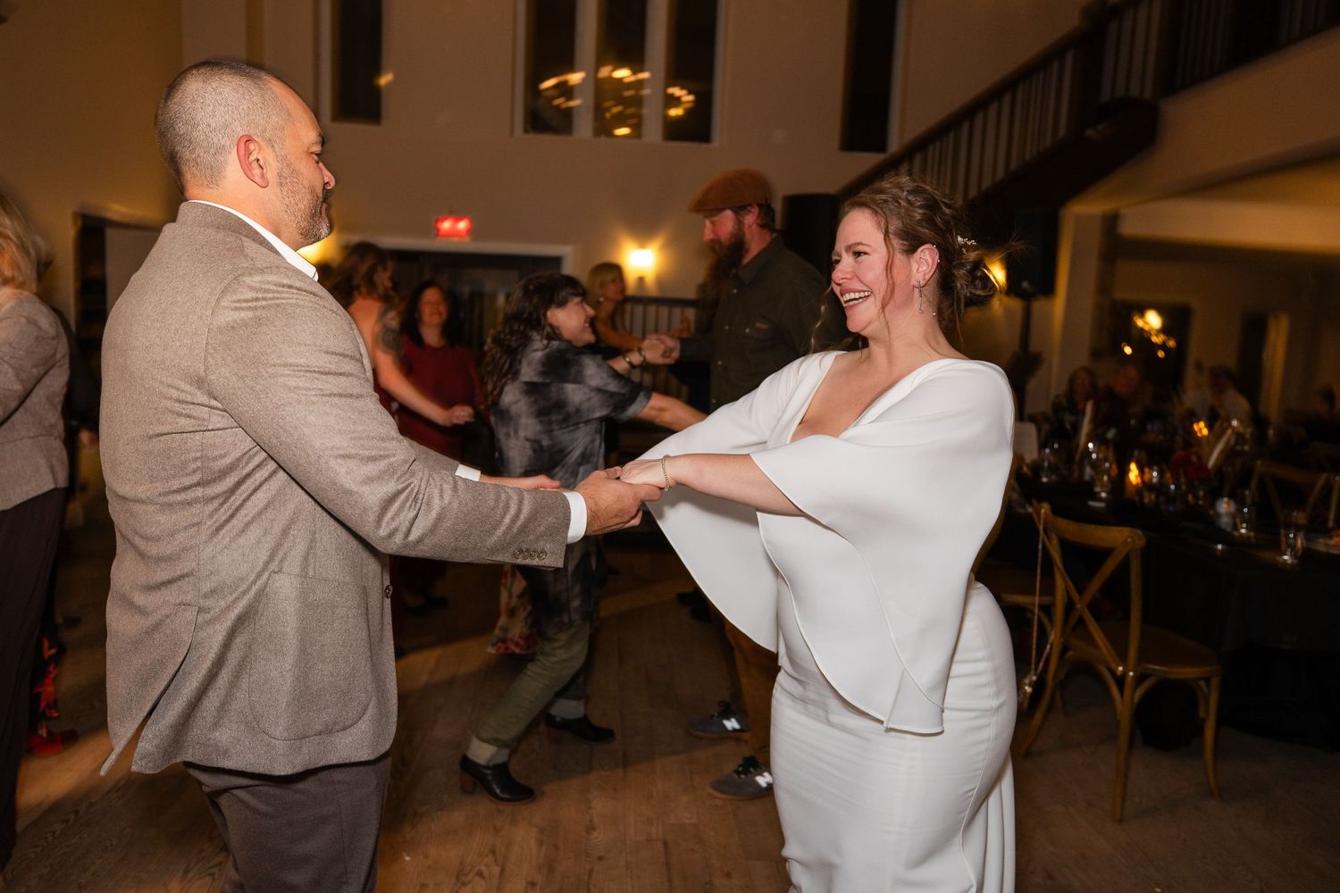 Les mariés lors de la première danse.