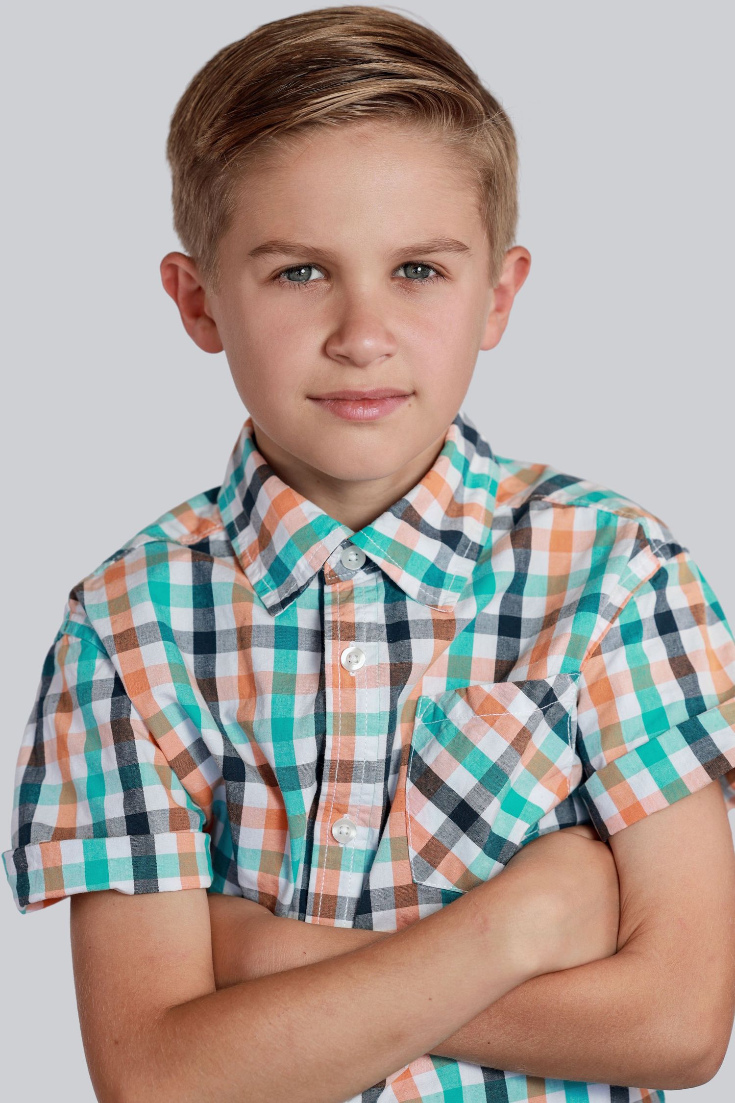 young boy actor headshot