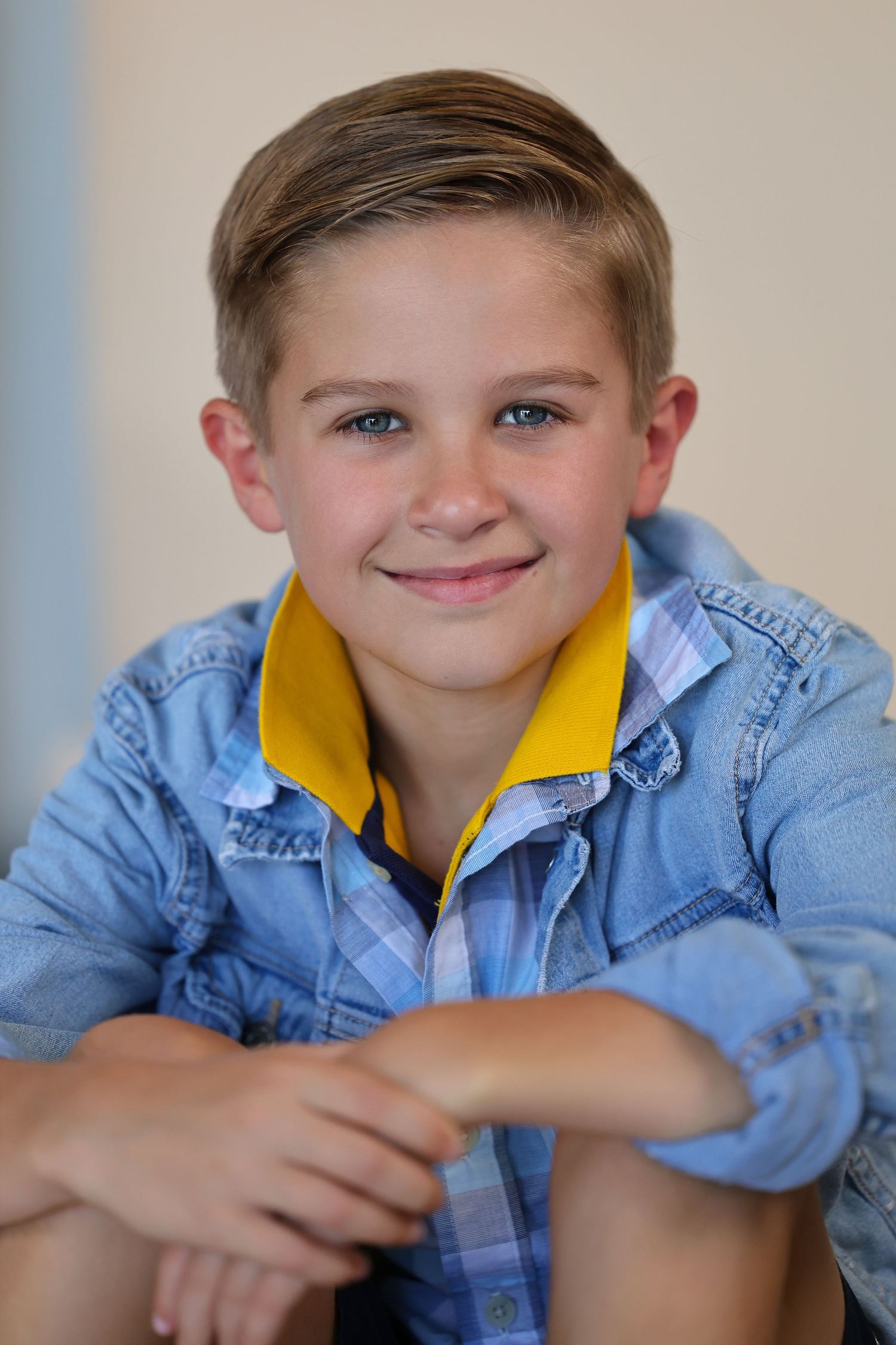 commercial headshot young boy