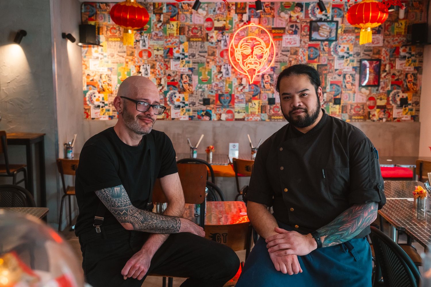 Reportage photo professionnel dans un restaurant à Rennes en Bretagne, immersion dans l’univers du restaurant Général Tao.