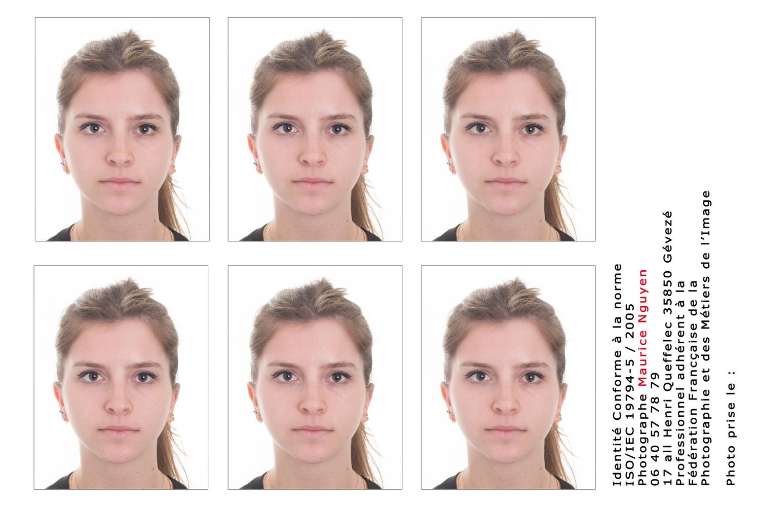 photographie adultes, en studio. Passeport et carte d'identité Français. Enfants et adultes. Titre de séjour étranger, USA, chine, Inde
