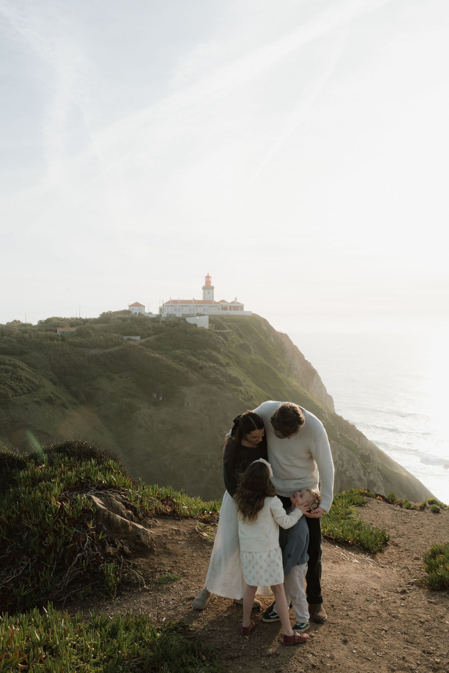 Cascais Family Photographer, Family Photoshoot, Sintra National Park, Cabo da Roca, Lighthouse