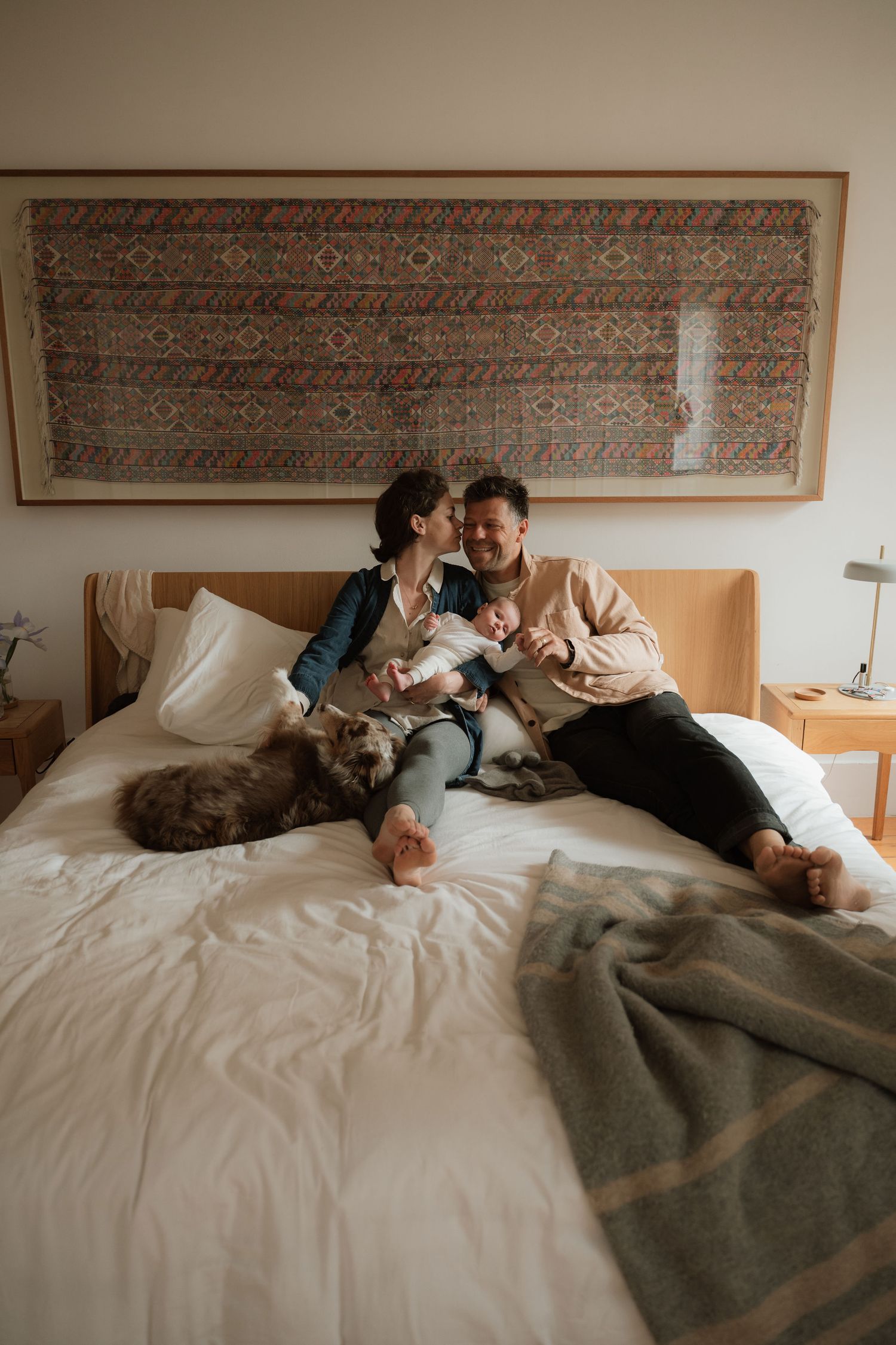 Lisbon Newborn Photographer, Natural Family Photos, Home Session