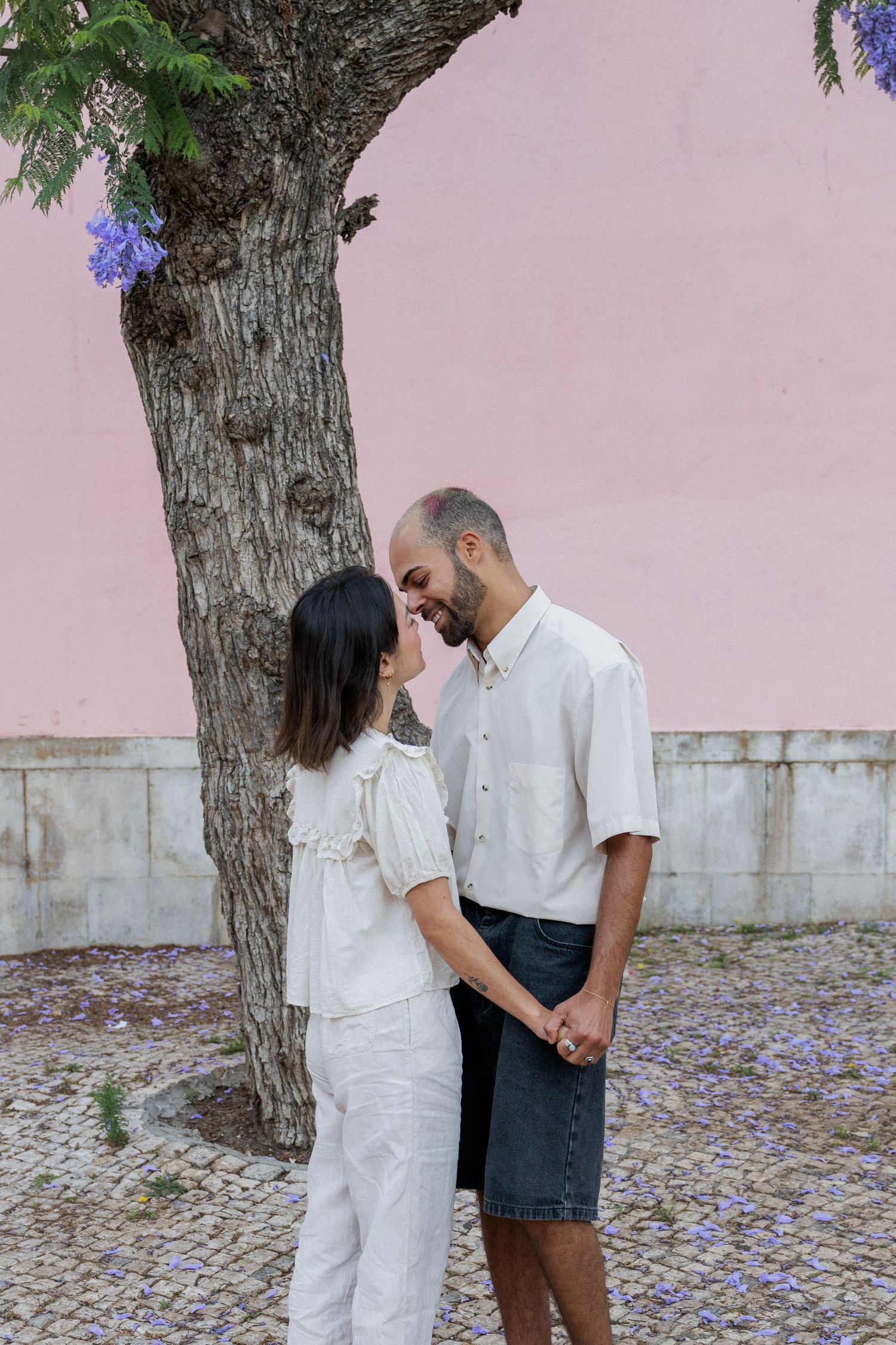 Lisbon Couple Photographer, Jacarandas
