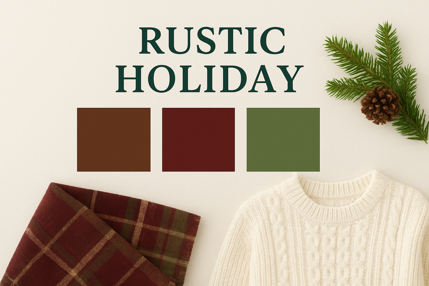 Color Palette for your Christmas photo session in McKinney, Plano, Princeton area.