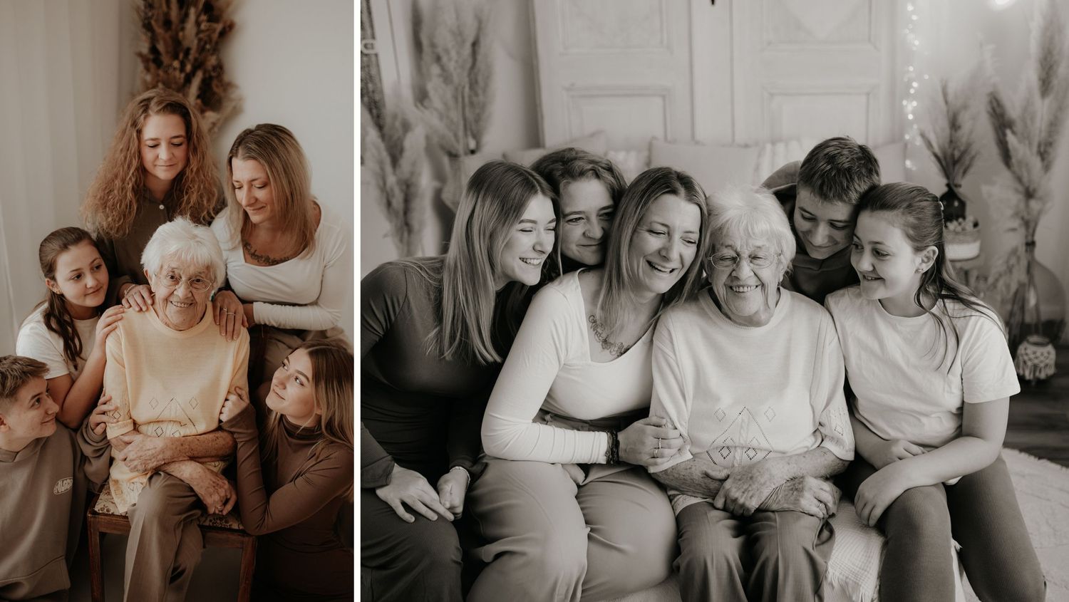 Professionelles Familienfoto in Südthüringen für Familien aus Hildburghausen, Coburg und Schleusingen – natürliche Portraits im warmen Licht