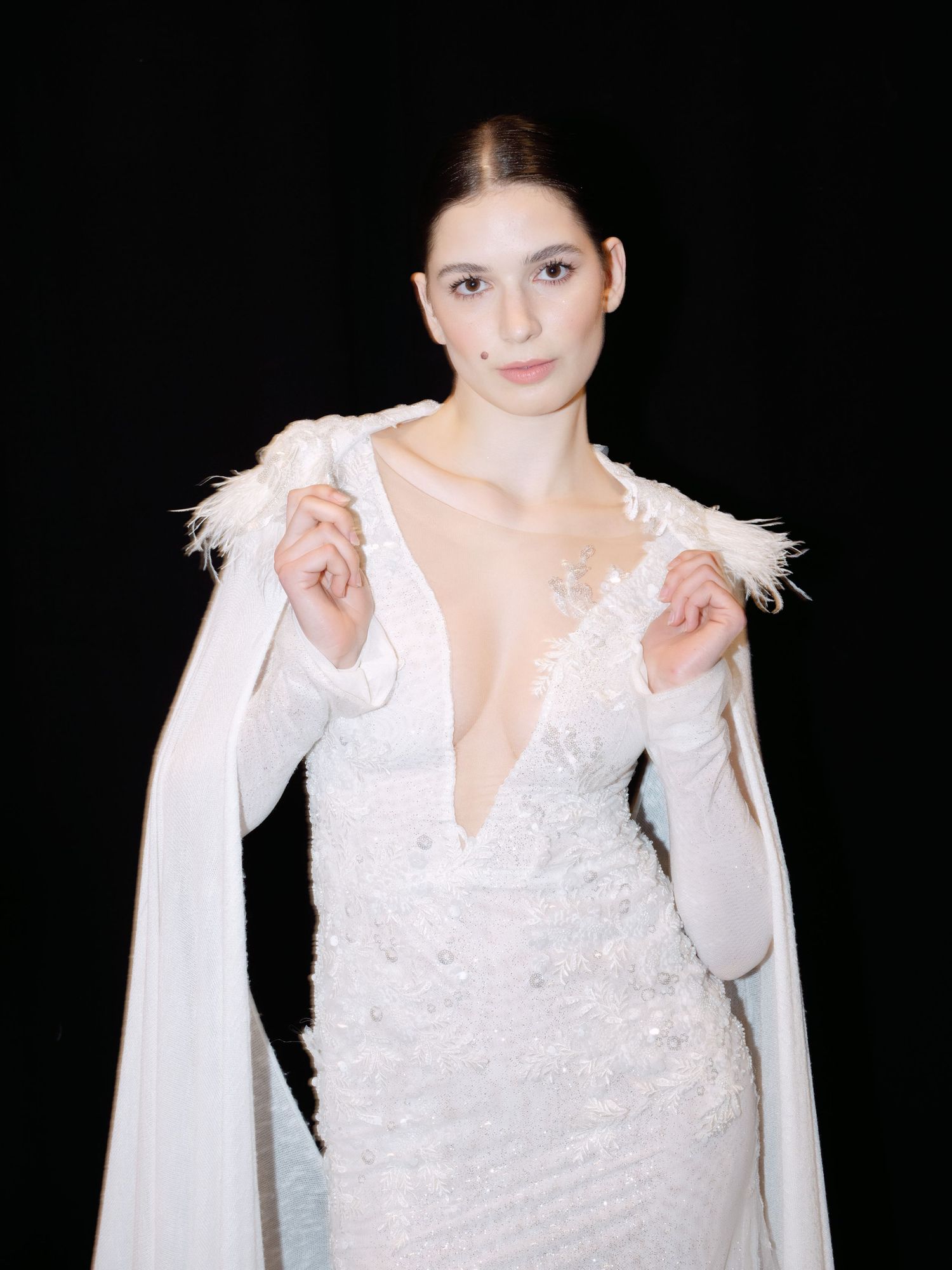 Kozarics Viktor bridal couture showcased at Budapest Bridal Fashion Show 2024, highlighting elegant designs and modern wedding trends