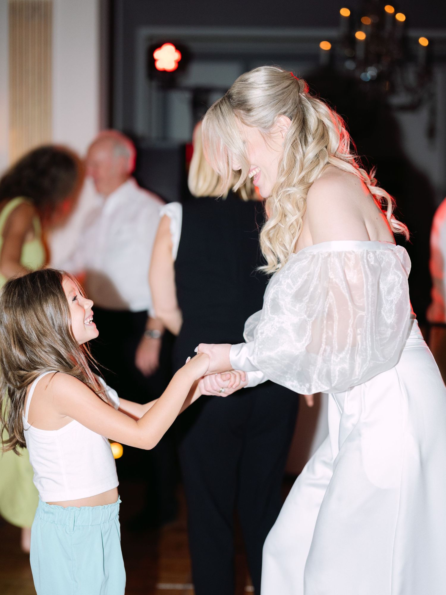 Elegant destination wedding party moments and dancing at Gundel Restaurant in Budapest, capturing the vibrant celebration and luxury setting