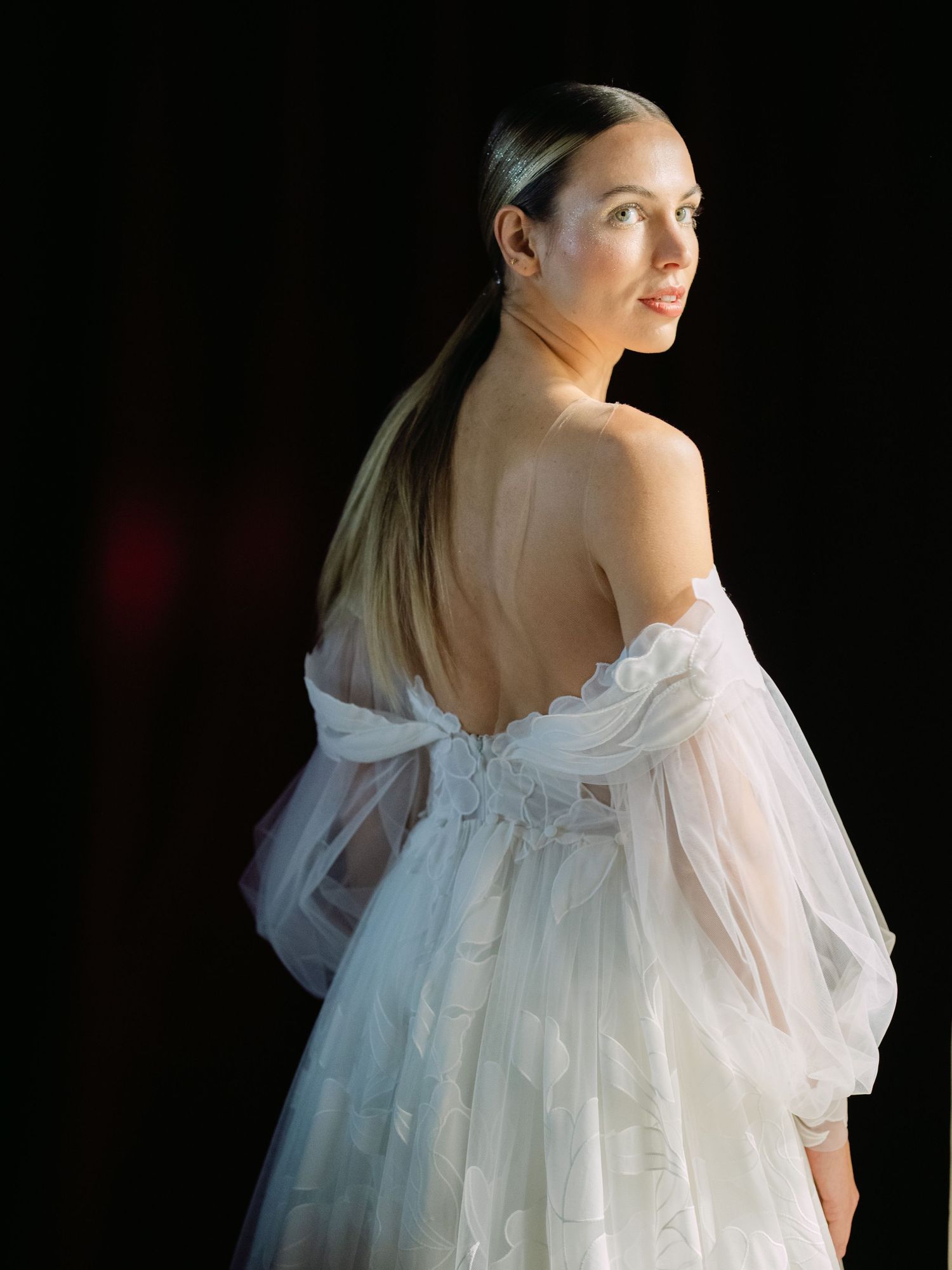 Sweetheart Couture bridal dress showcased at Budapest Bridal Fashion Show 2024, highlighting elegant designs and modern wedding trends