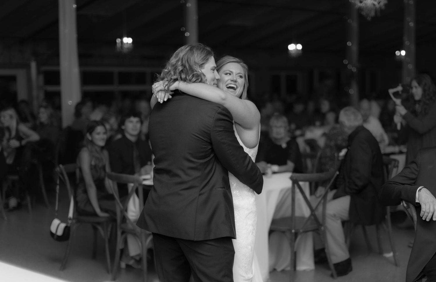 First dance as bride and groomat Country View Acres in Joice, IA