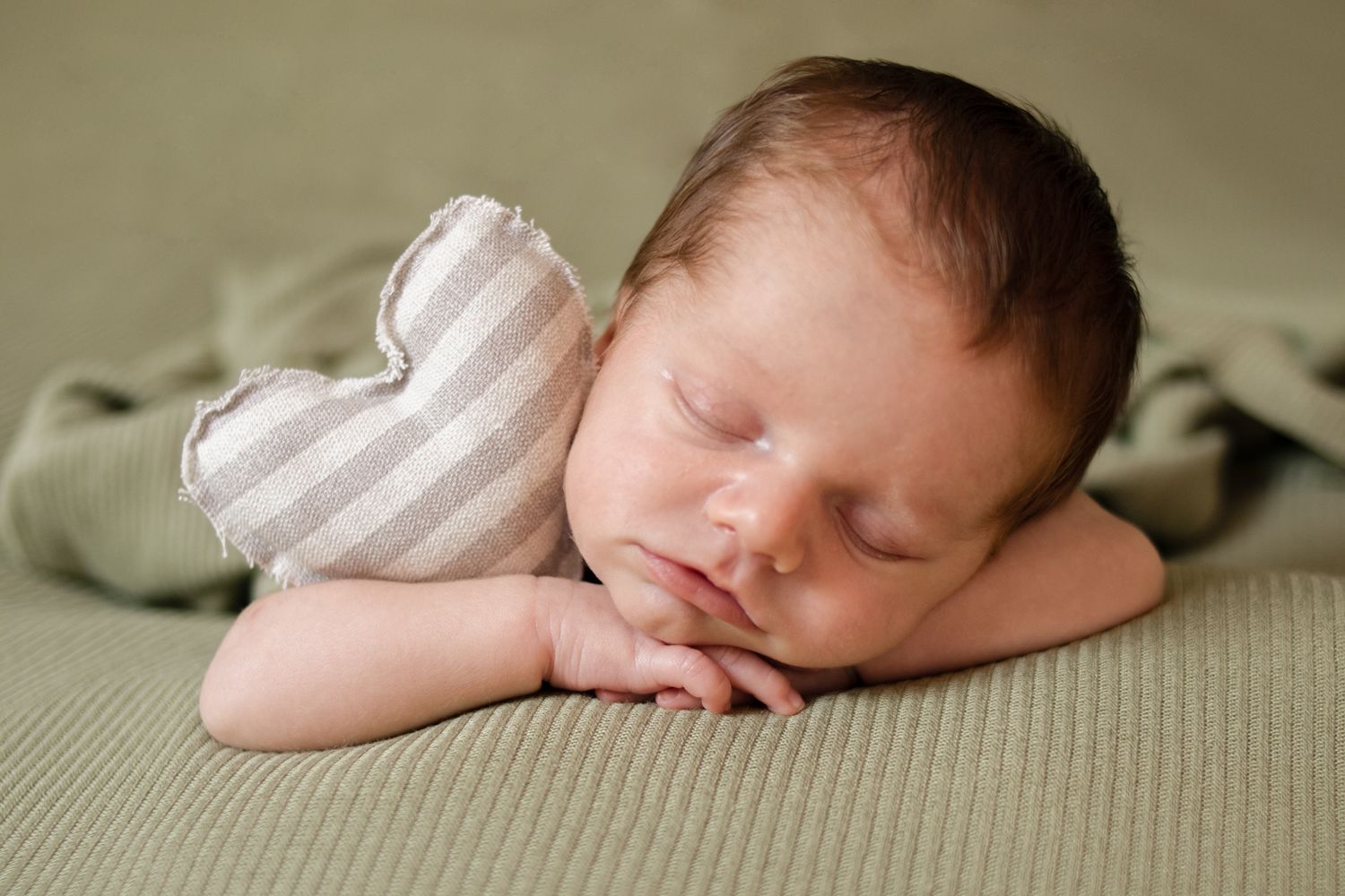 sleeping newborn baby in home Rhode Island session