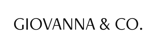 Simple black text logo for 'GIOVANNA & CO.' against white background.