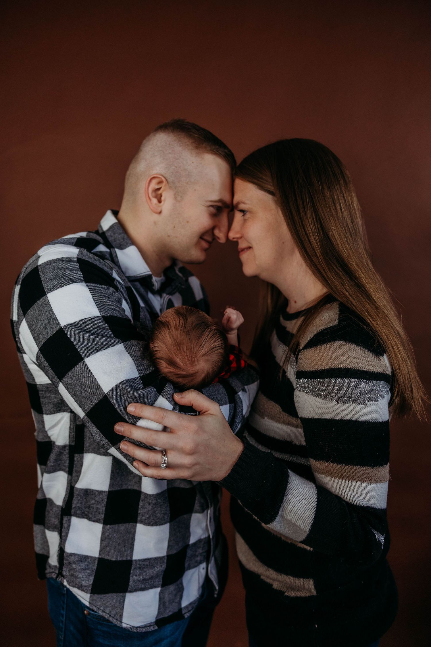 A newborn session done in studio with the perfect backdrop to celebrate this wonderful time!