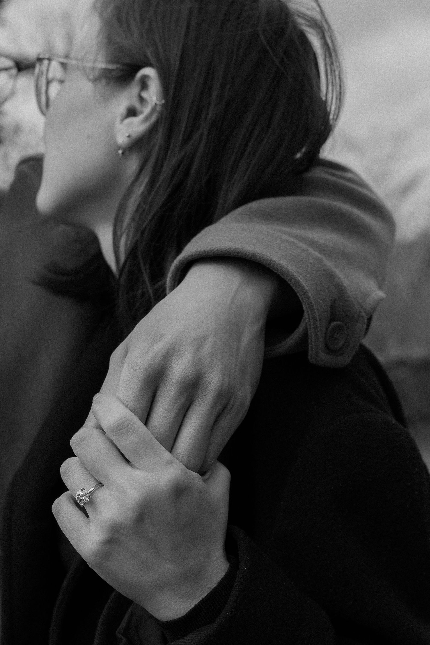 Romantic engagement session at Edinburgh’s Calton Hill