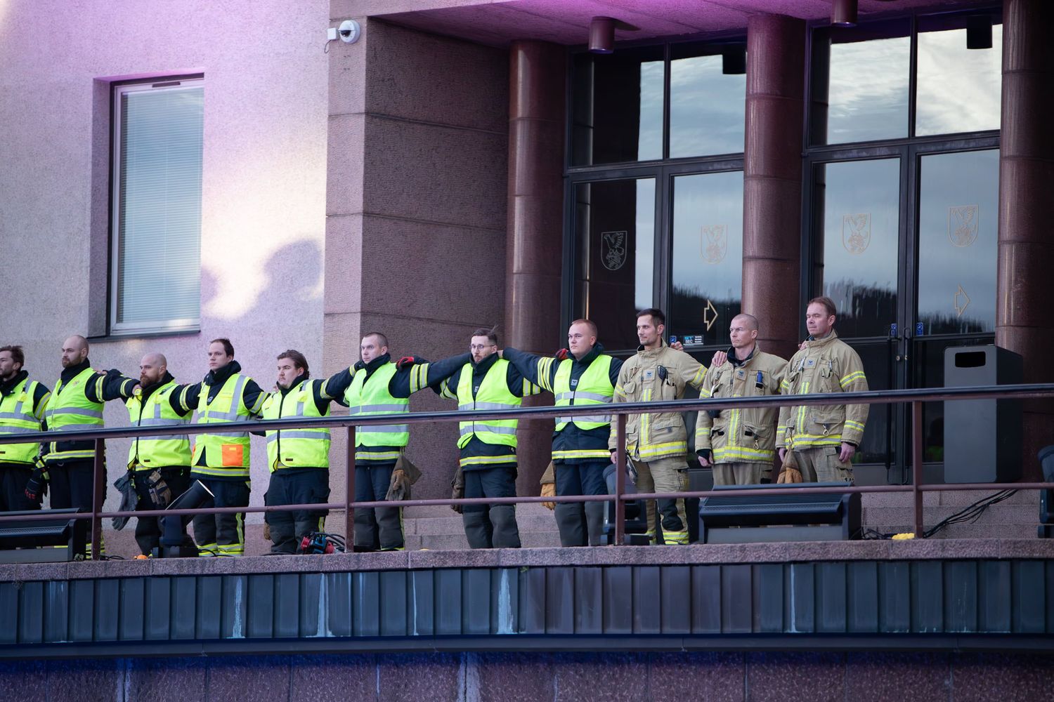 Pelastusalan ammattilaisten mielenilmaus, Kotka