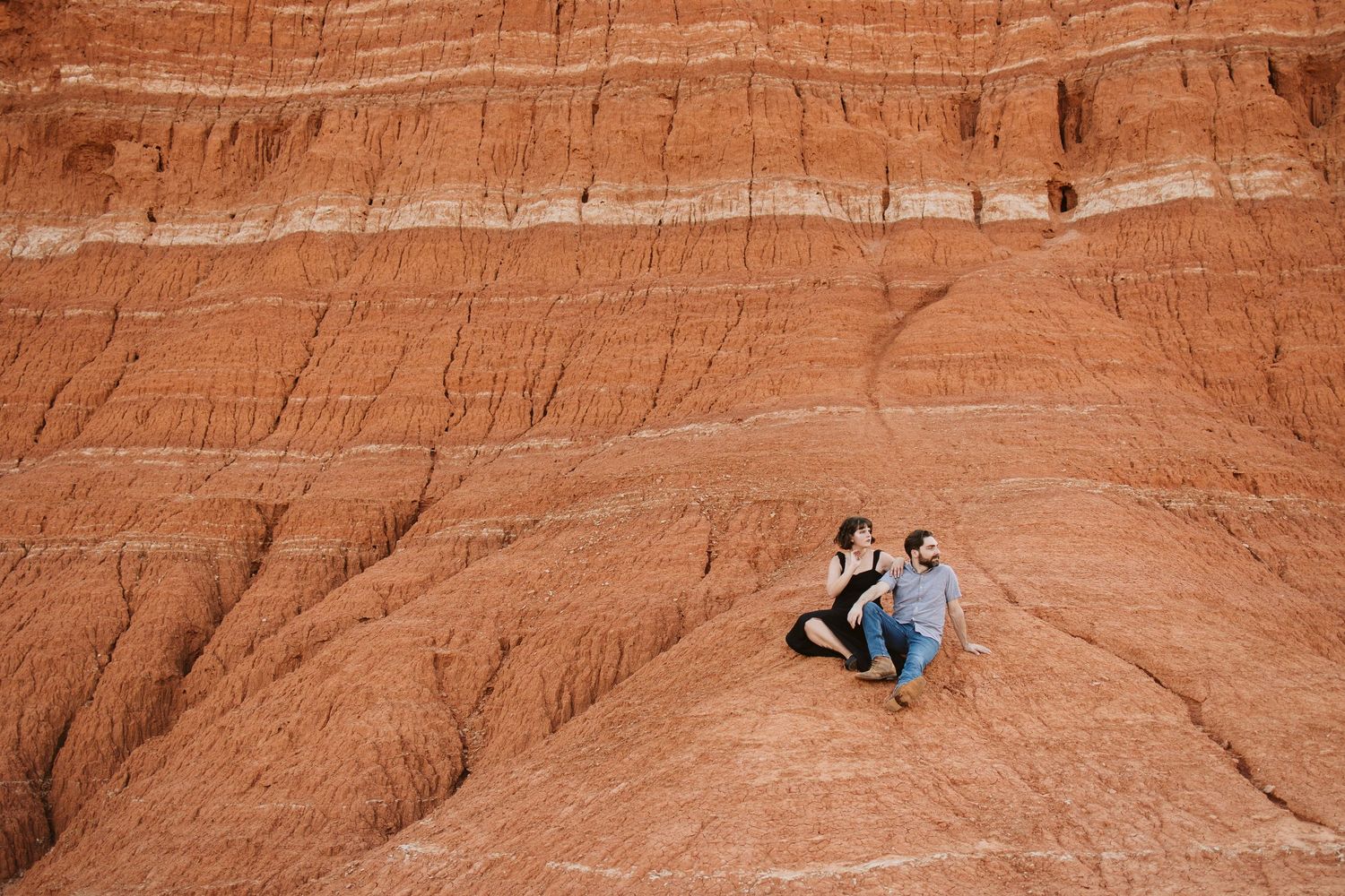 Destination engagement session at Palo Duro Canyon State Park, destination engagement photographer, inclusive photographer in DFW
