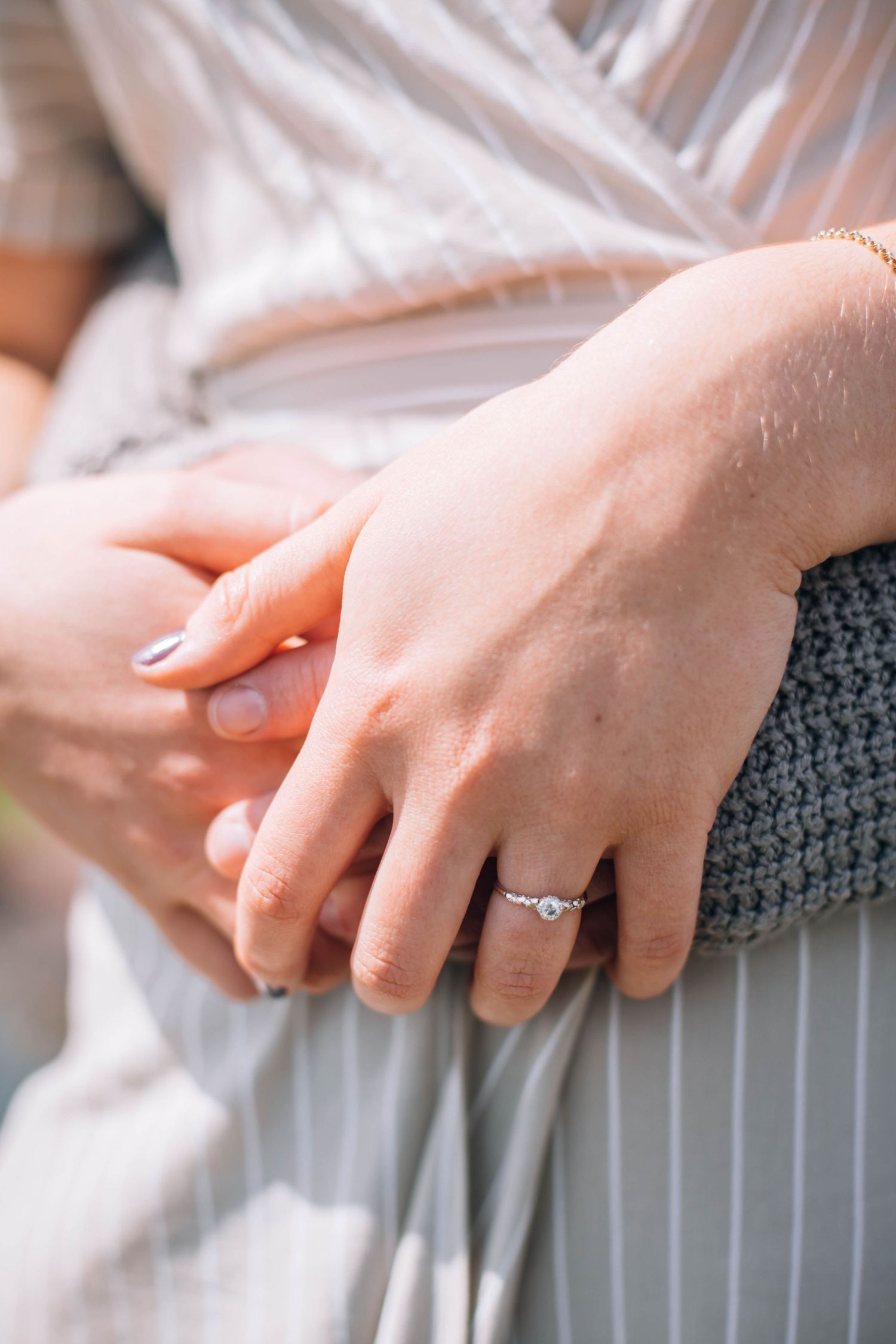 intimate close-up portrait of couple connection