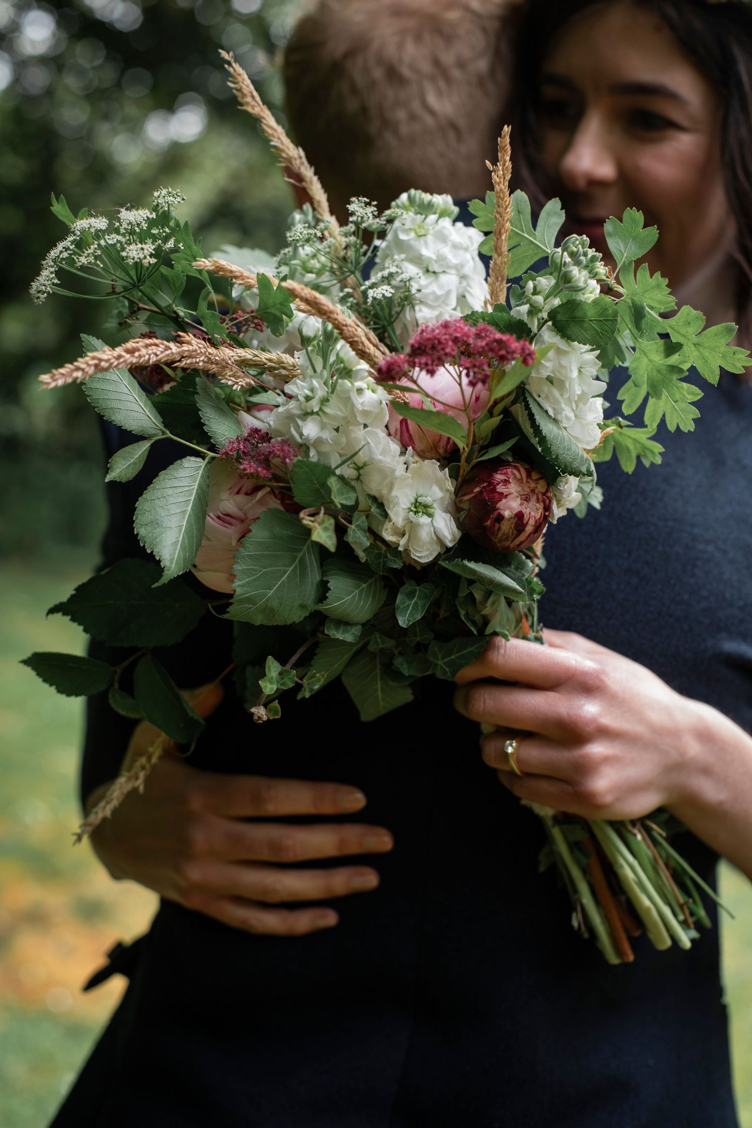 soft, imperfect film photograph from wedding day