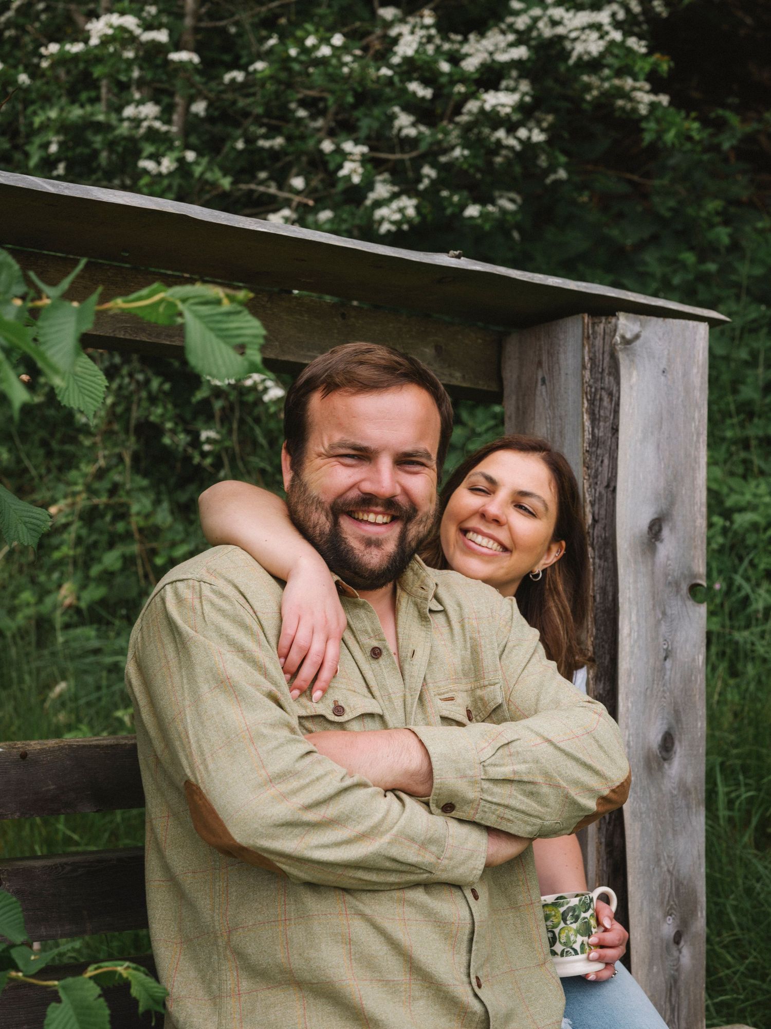 relaxed couples portrait session in natural light