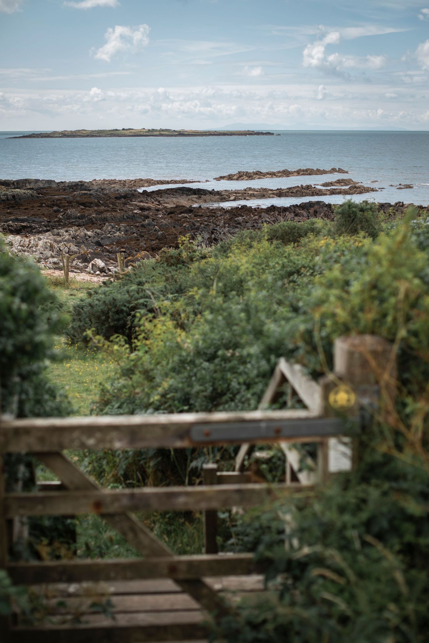 intimate wedding set against Scottish mountains and coastline