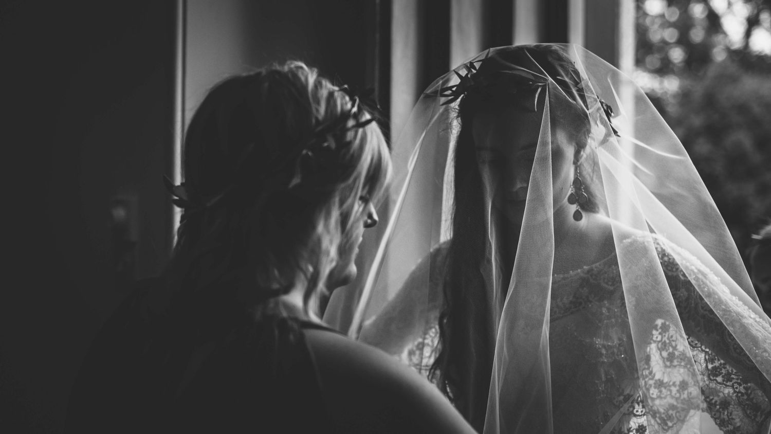 relaxed bridal portrait in natural light