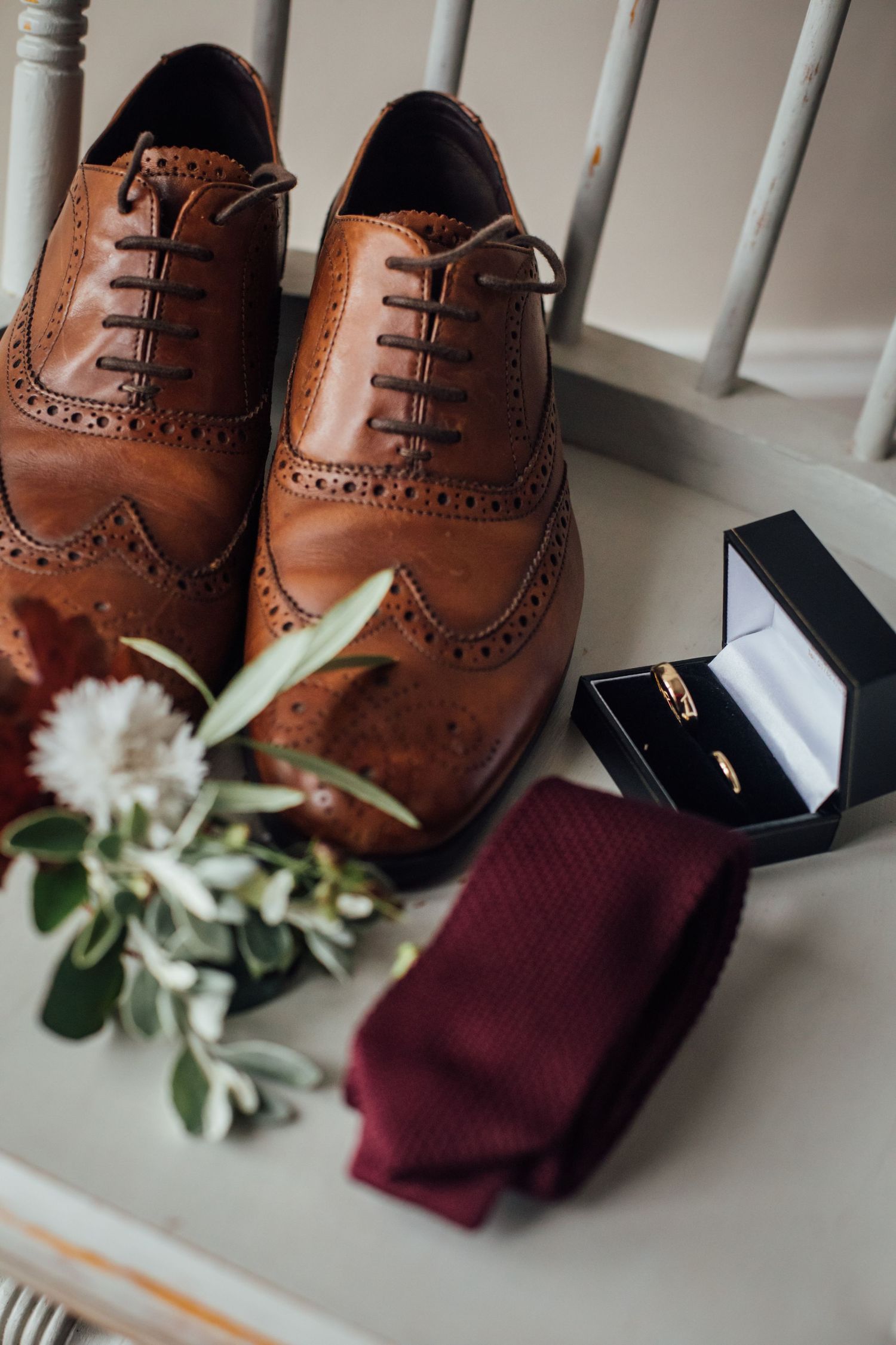grooms outfit captured in natural light