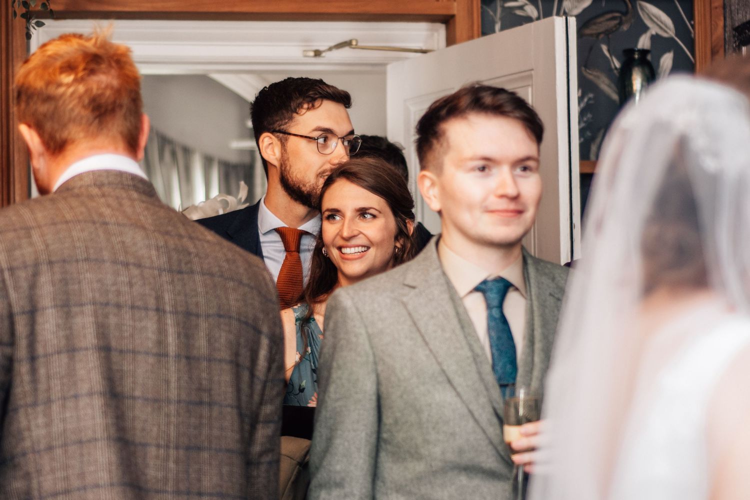Guest enjoying wedding at Dunedin Country House