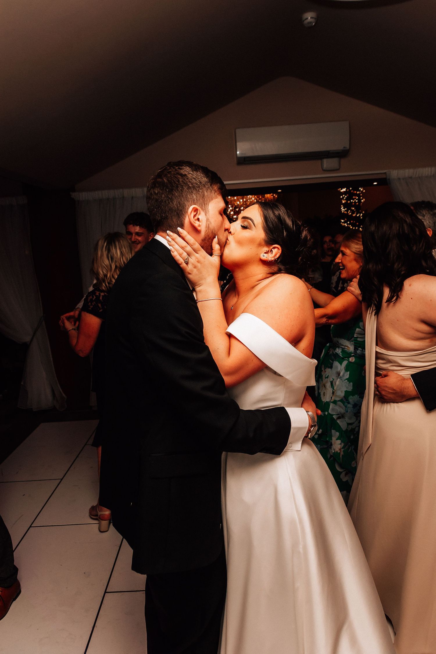 Bride and groom at The Barn at Willerby Hill