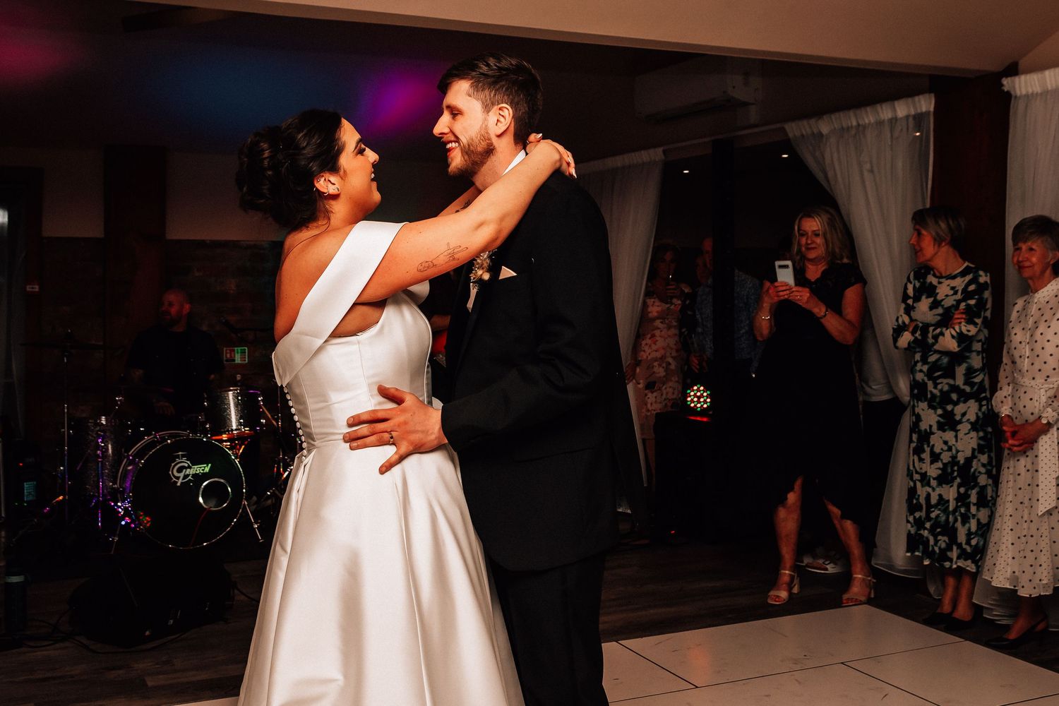 Bride and groom at The Barn at Willerby Hill