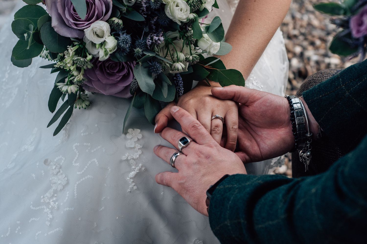 Bride and groom at Dunedin Country House