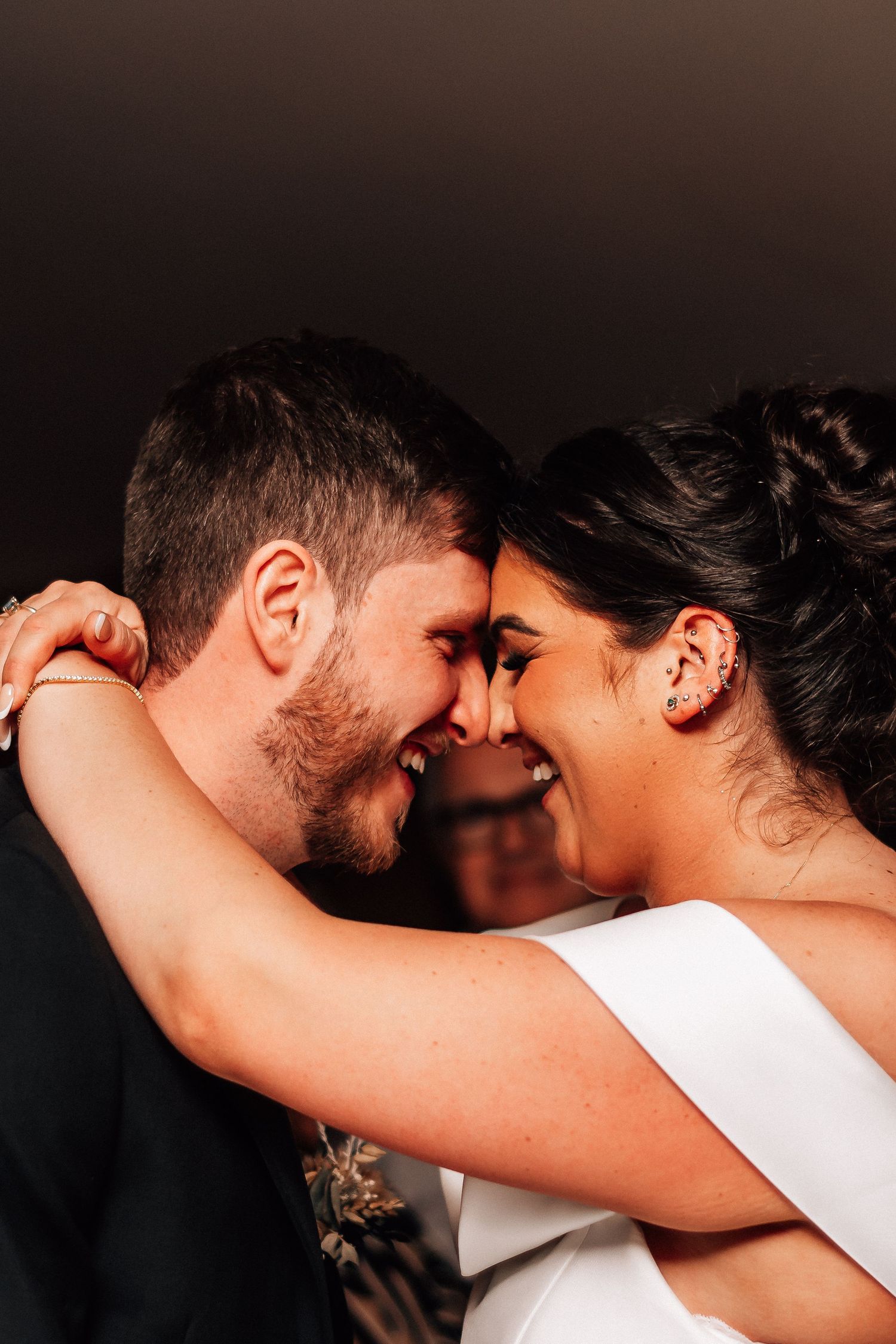 Bride and groom at The Barn at Willerby Hill
