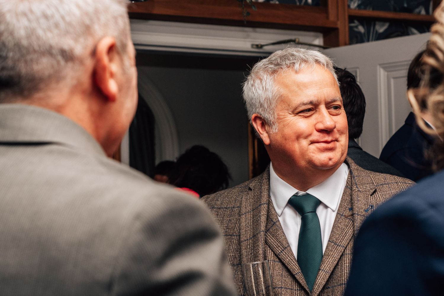 Guest enjoying wedding at Dunedin Country House