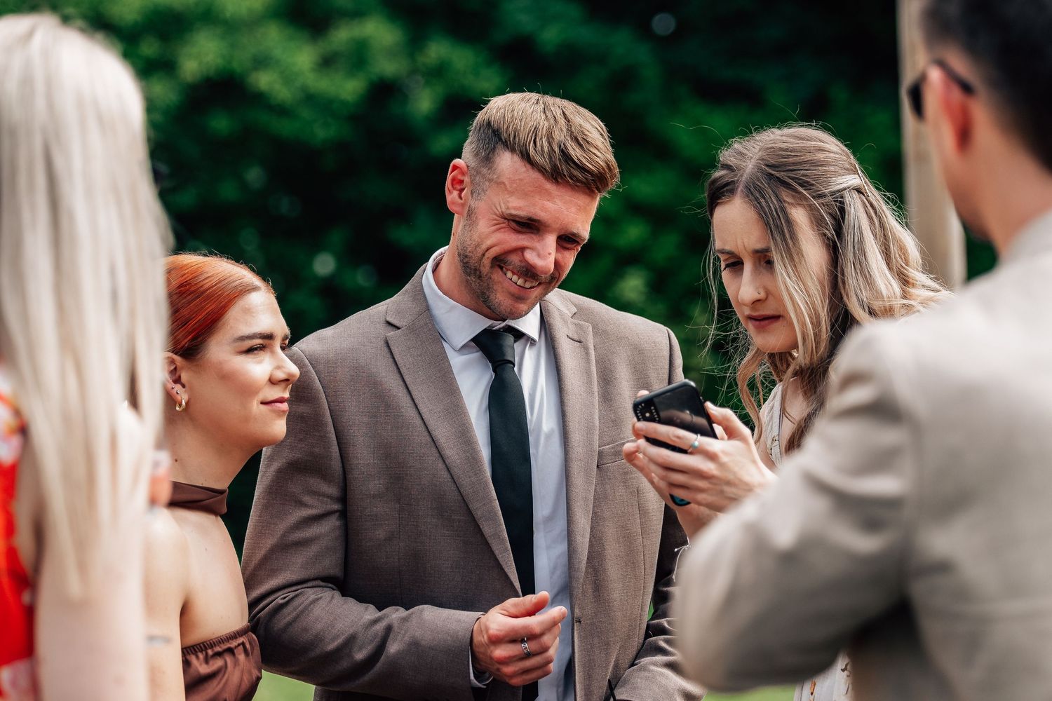 Guests enjoying a wedding at Mercure Grange Hotel