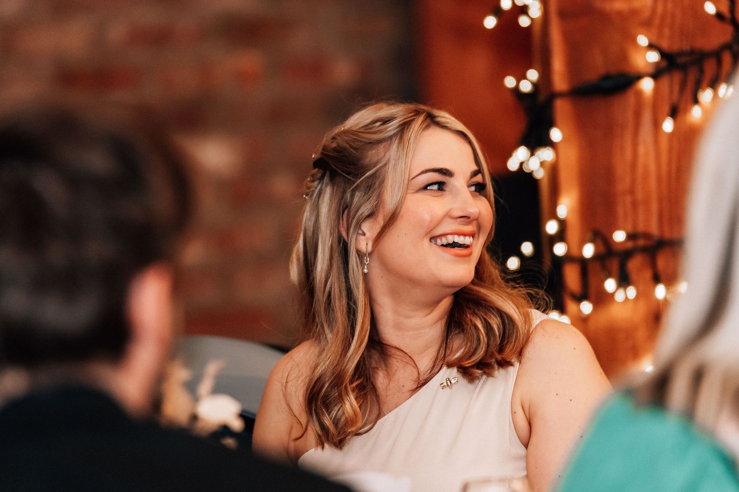 Guests enjoying a wedding at The Barn at Willerby Hill