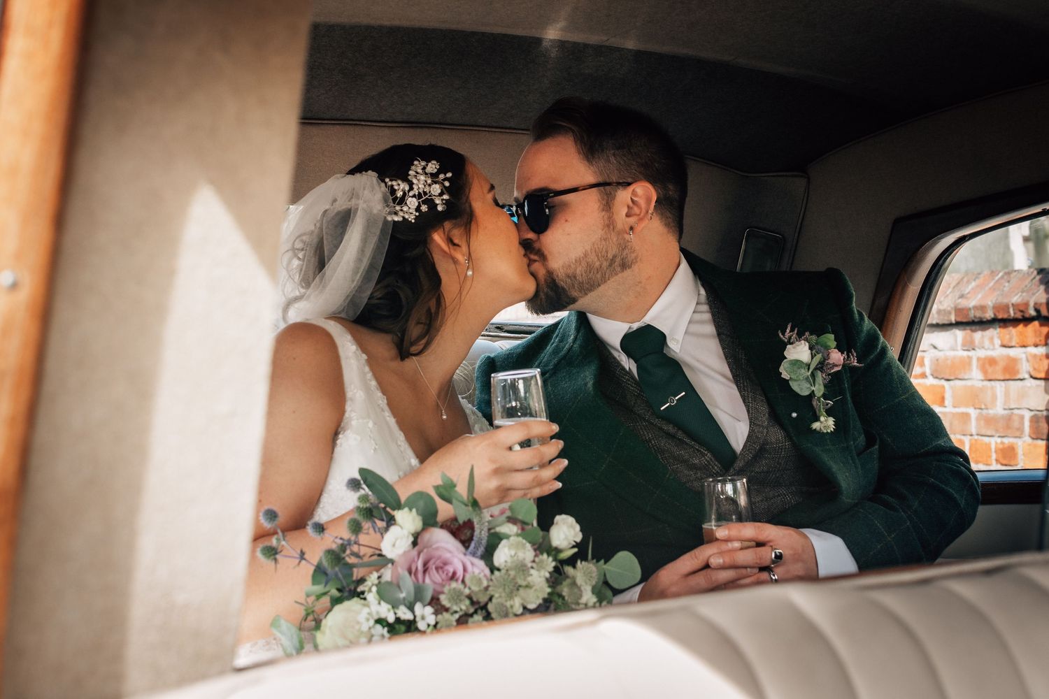 Bride and groom at Dunedin Country House