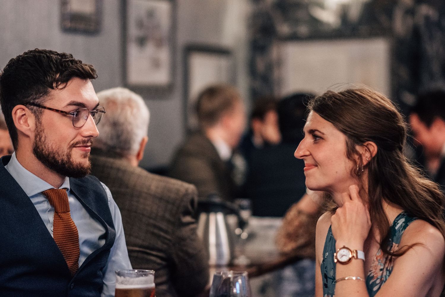Guest enjoying wedding at Dunedin Country House