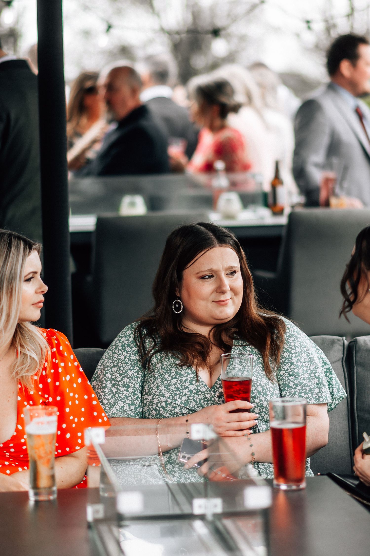 Guests enjoying a wedding at The Barn at Willerby Hill