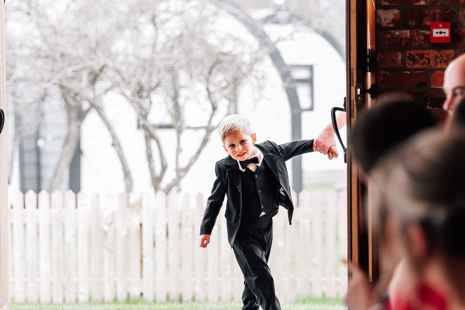Child at a wedding at The Barn at Willerby Hill