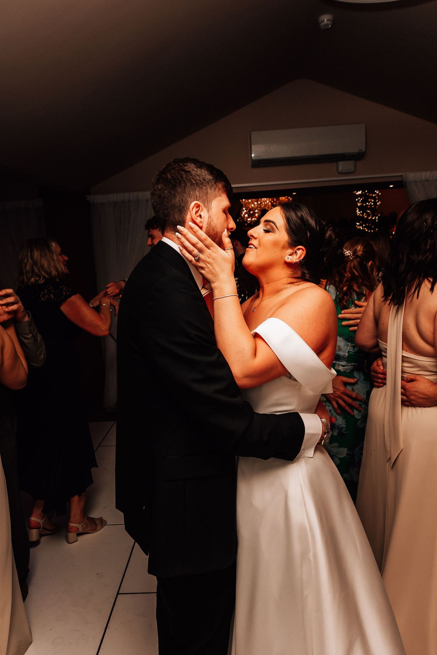 Bride and groom at The Barn at Willerby Hill