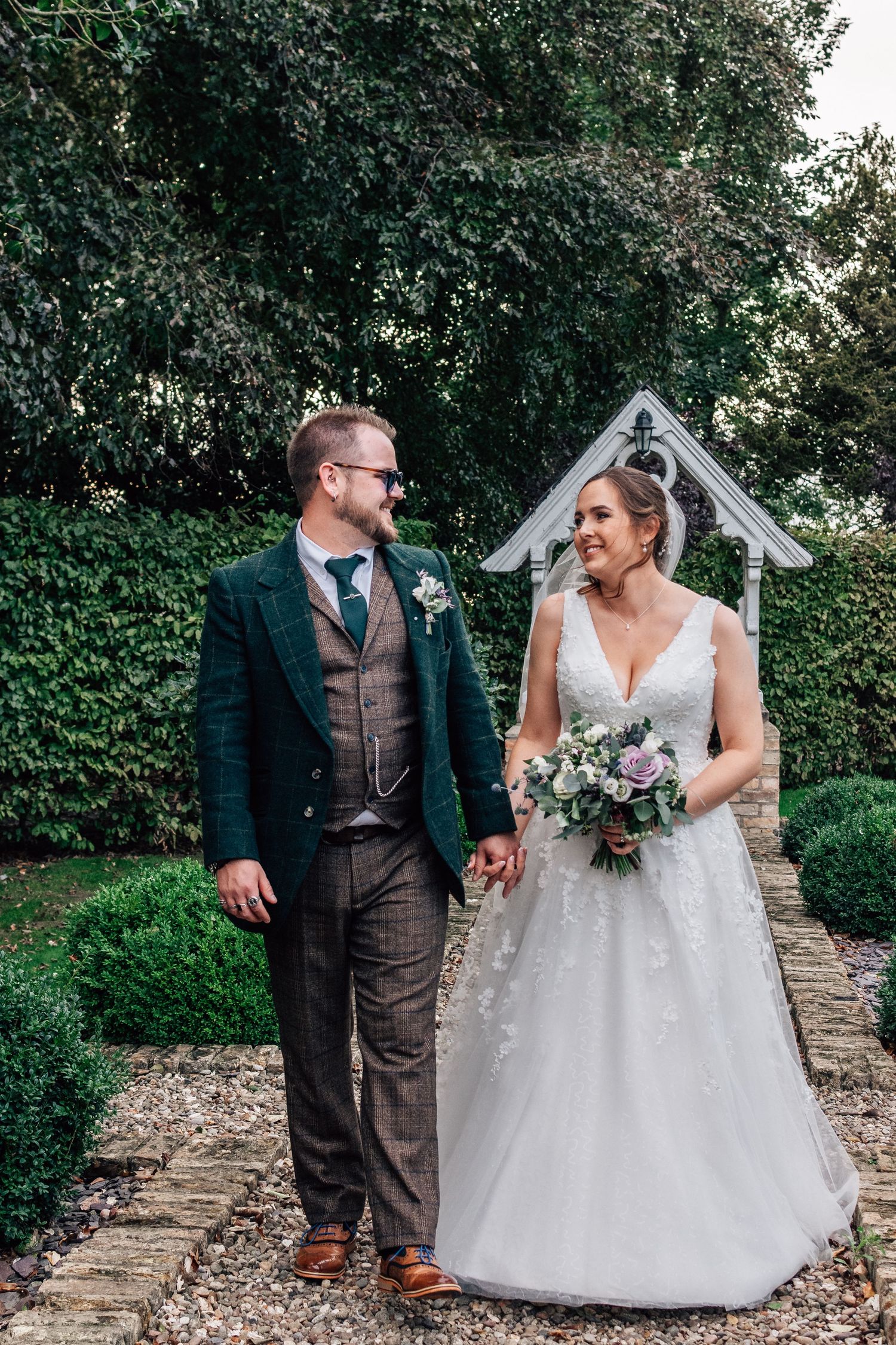 Bride and groom at Dunedin Country House