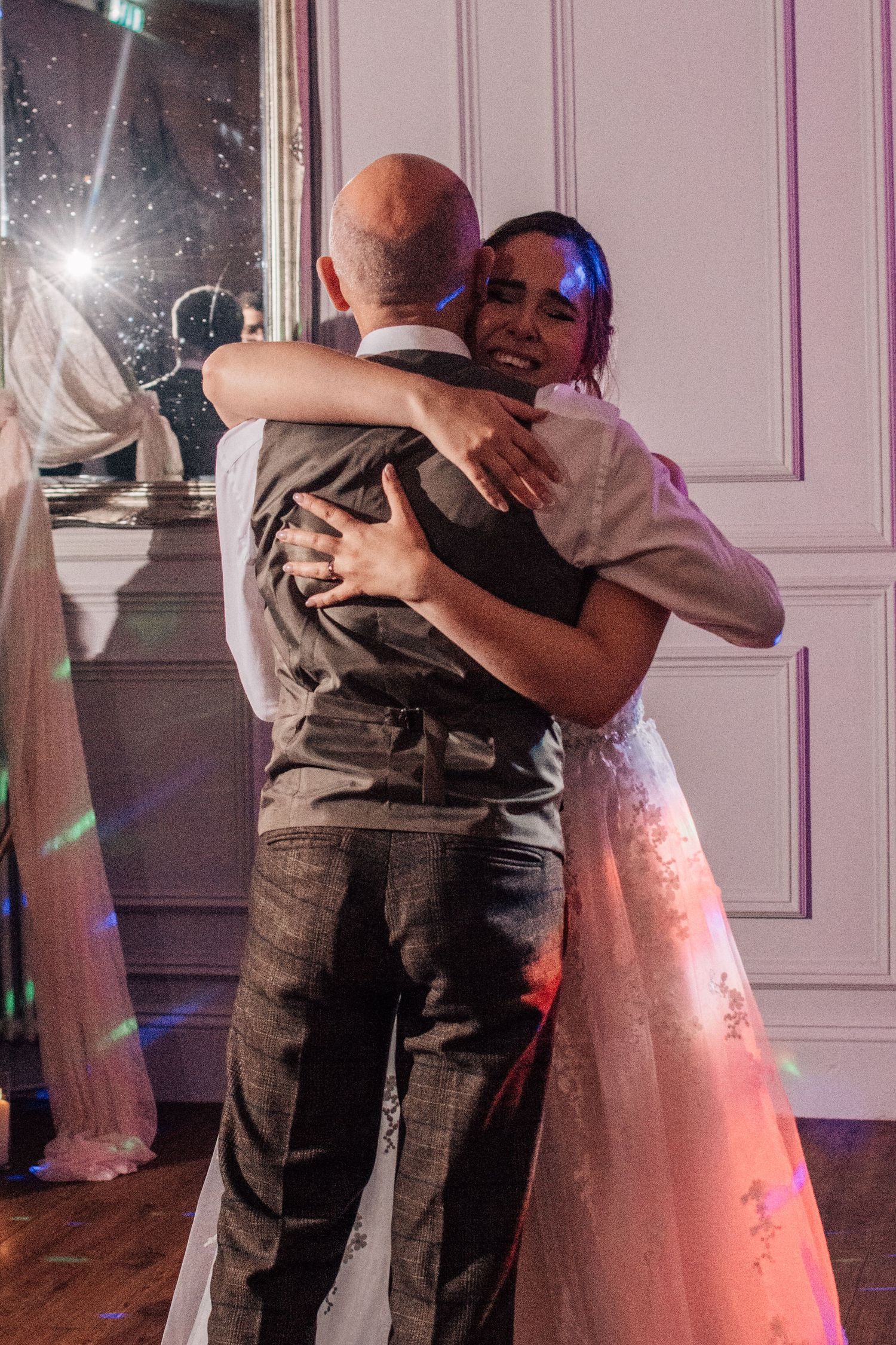 Bride dancing with father at Dunedin Country House