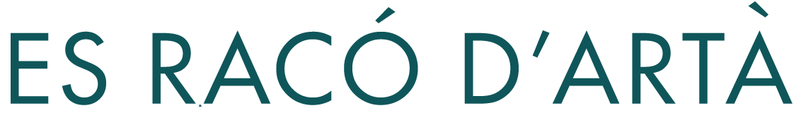 Es Raco d'Arta hotel logo text in elegant teal typography.
