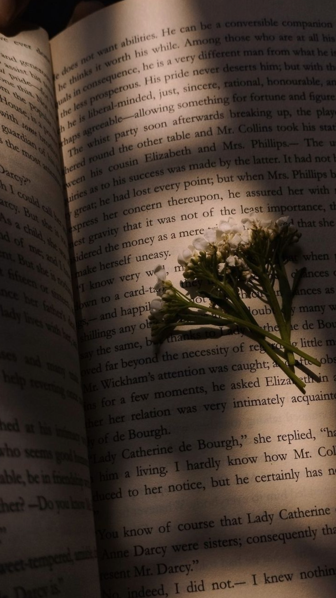 flowers in books