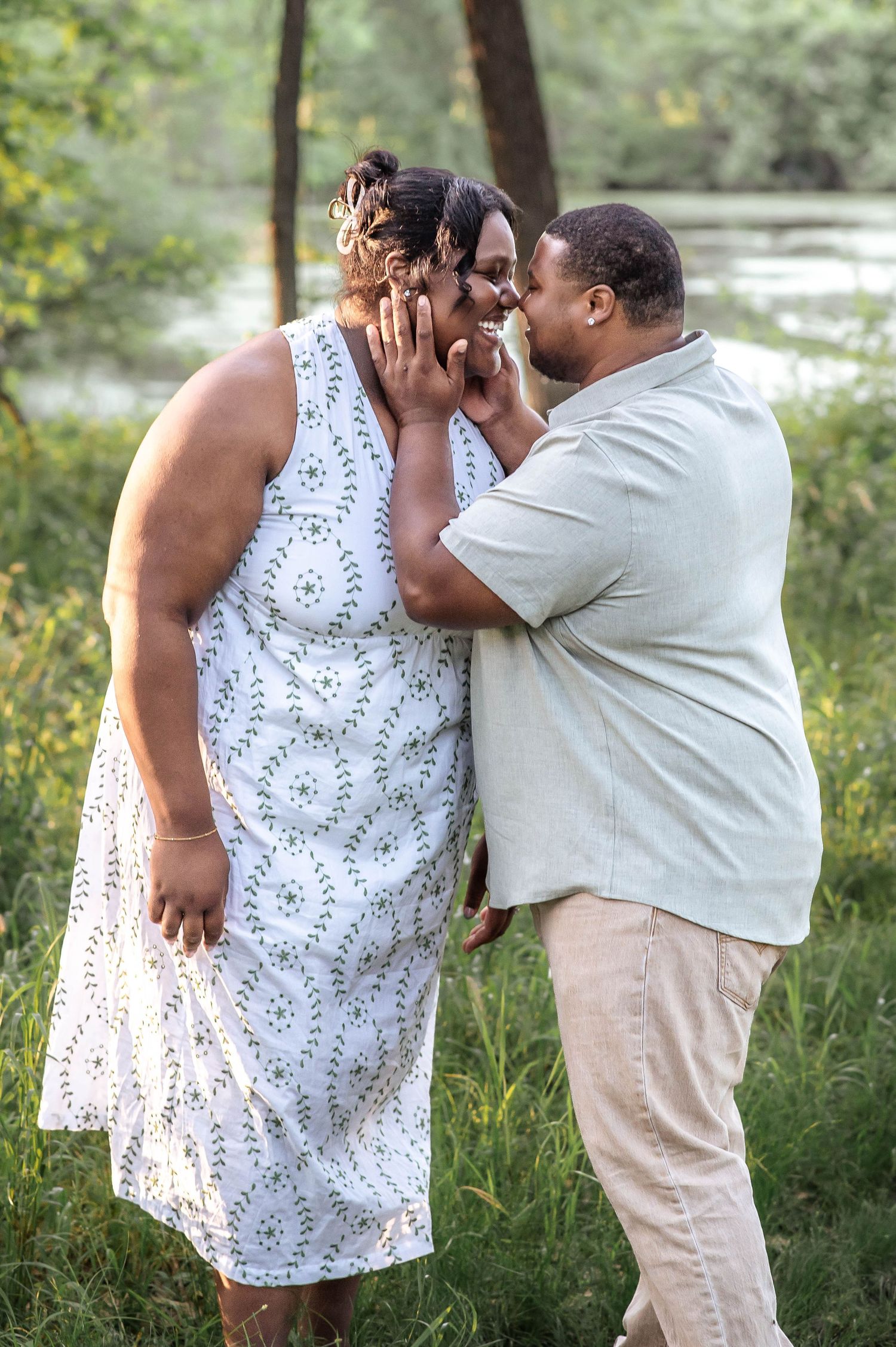 Engagement photography in Kansas City and the KC metro, serving Leavenworth and Ft. Leavenworth with romantic, natural portraits.