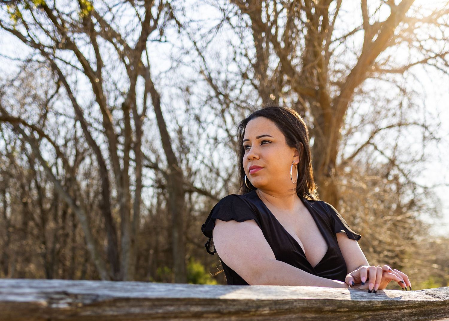 Engagement photos of couple in Plano TX